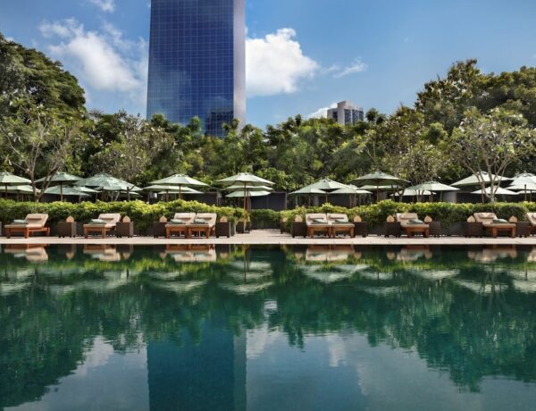 The Sukhothai Bangkok, one of the best Bangkok hotels, with lotus ponds and teak-lined garden courtyards off Sathorn