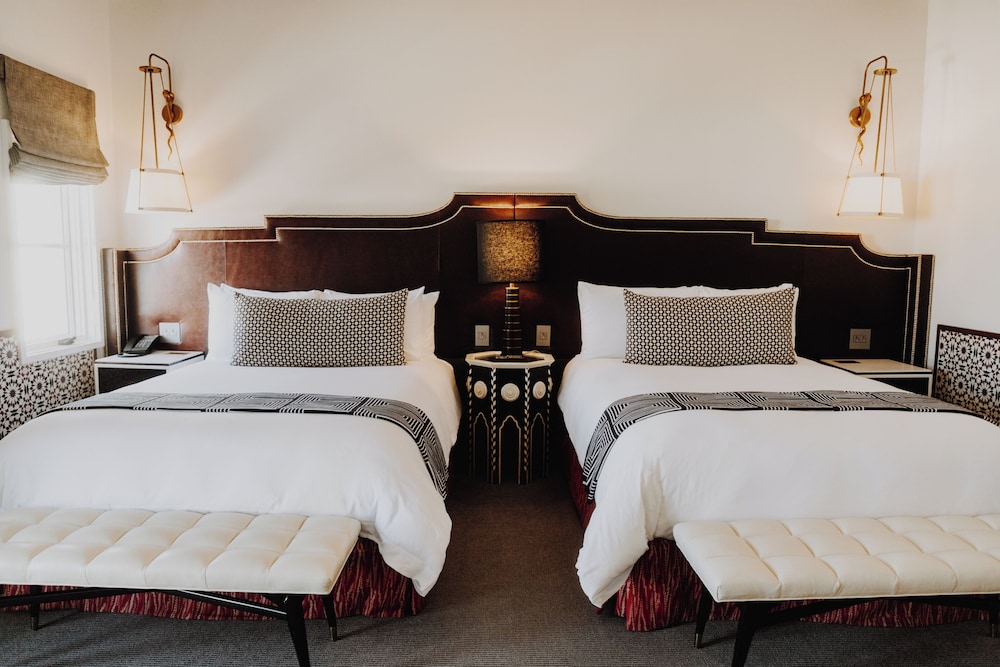 Hotel Californian, one of the top Santa Barbara hotels, with Spanish Revival architecture and rooftop pool near lower State Street