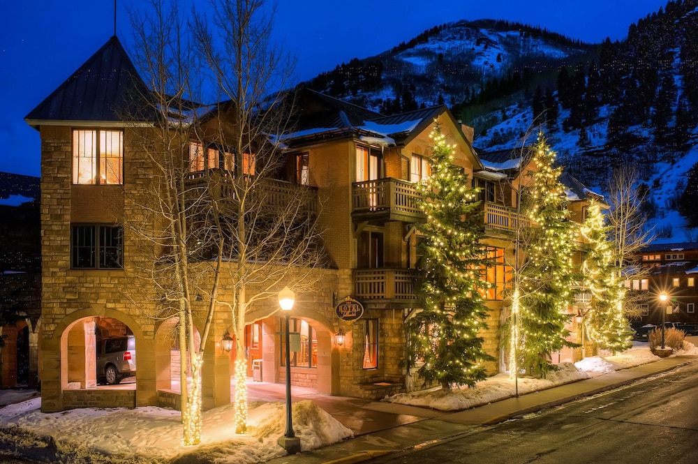 The Hotel Telluride, one of the top Telluride hotels, a spa property in the historic district framed by San Juan Mountain peaks