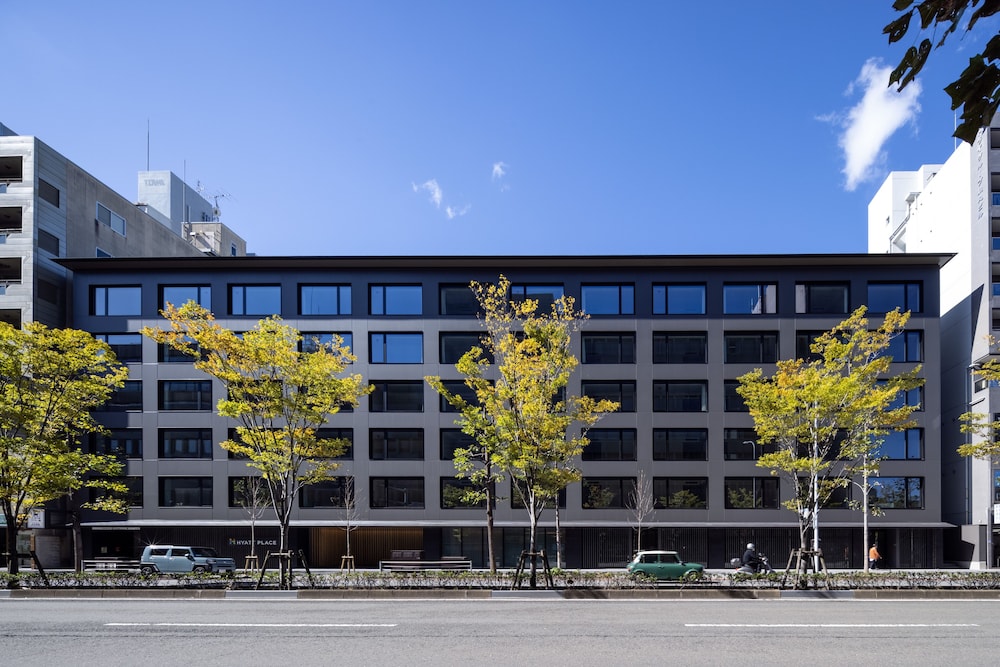 Exterior of Hyatt Place Kyoto, one of the best Kyoto hotels, near Kyoto Gyoen