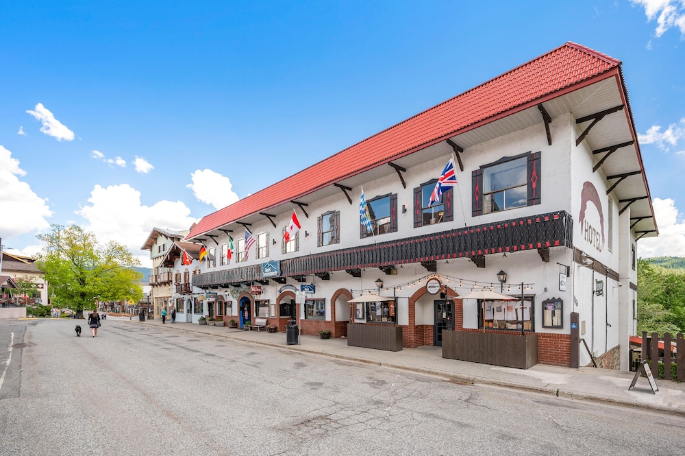 Hotel Leavenworth, a timber-framed boutique inn on Front Street in Leavenworth's Bavarian village, featured in our leavenworth hotels guide