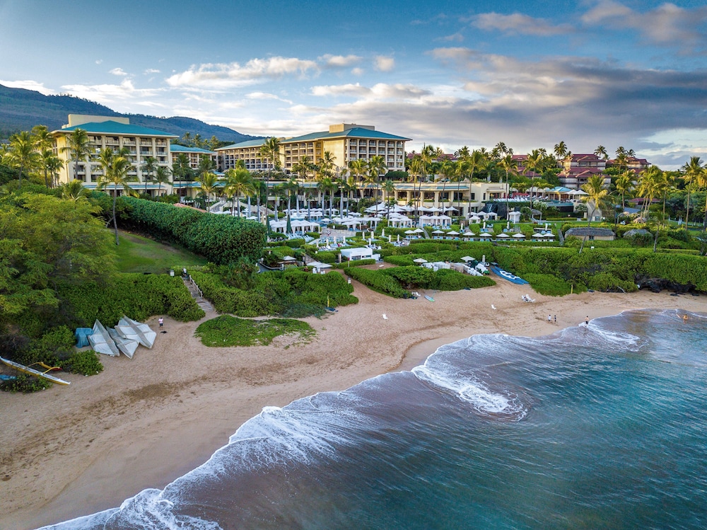 Four Seasons Resort Maui at Wailea in Kihei, one of the top Maui hotels, with oceanfront pools and palm-lined grounds